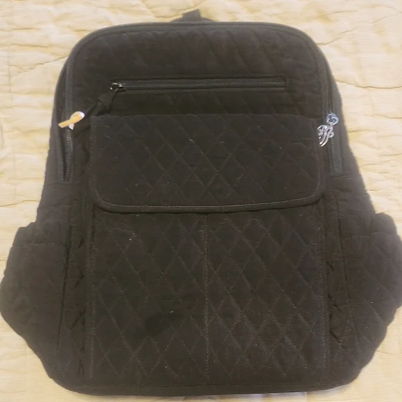 Vera Bradley | Bags | Vera Bradley Black Quilted Backpack  display picture 1